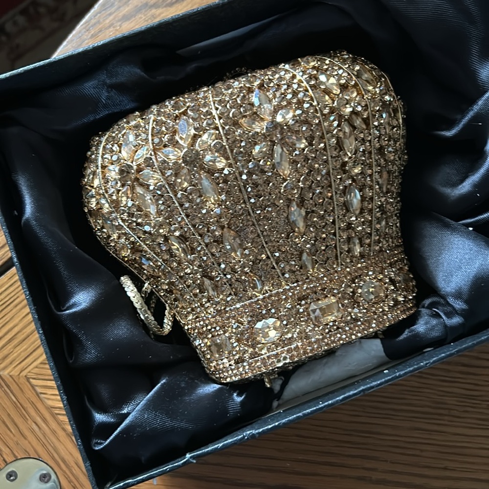 Vintage Akira Queen Tings Rhinestone Purse - Picture 10 of 14